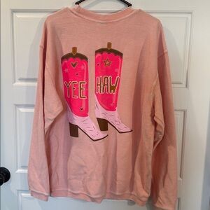 Chika-D Howdy Honey Yee Haw sweatshirt Small NWT